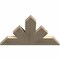 Ekena Millwork Saratoga Rough Sawn Timber Gable Bracket, Douglas Fir, 36"W x 23"H x 2"D x 6"F, 15/12 Pitch GBW036X23X0206SAR00RDF - alternate 2